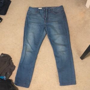 Gap high rise skinny jean